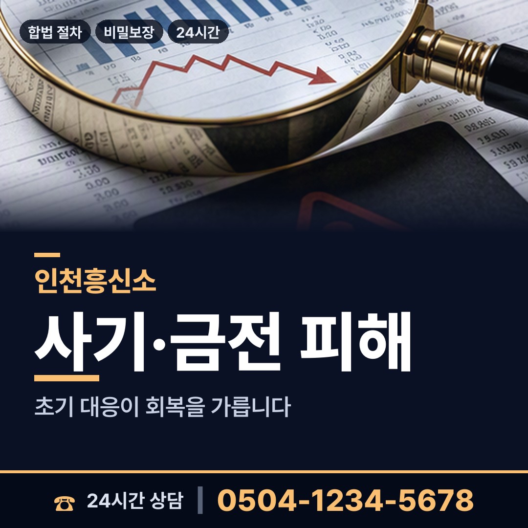 인천 북도면장봉출장소 온라인사기조사 상담 안내